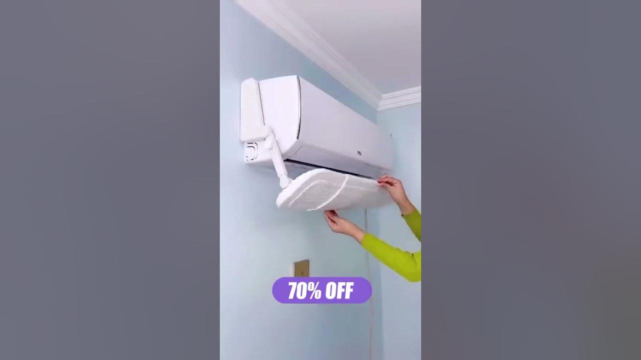 Windproof baffle for air conditioner onhooking YouTube