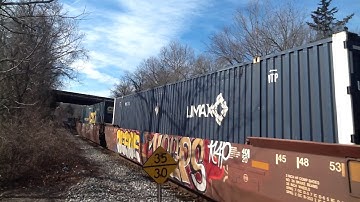 (350th Video Special) CSX Q034-31 with 5366 Leader in St Denis