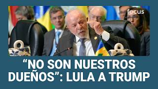 "Estoy indignado": encendido discurso de Lula contra Trump e intervenciones
