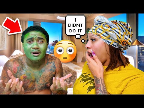 I WOKE UP GREEN 🤢🤮 WTF ‼️