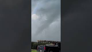 Bergen Alberta Tornado July 7 2022 Wraps Up in Rain and Ropes Out