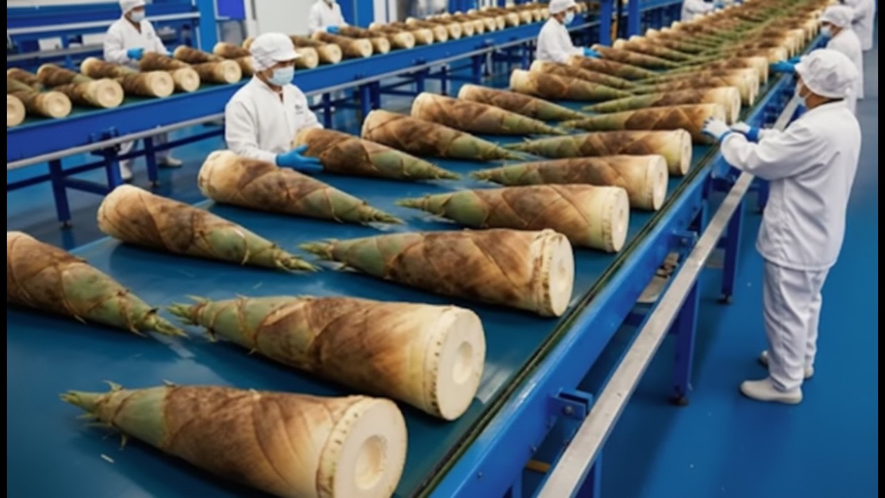 Mass Producing FERMENTED BAMBOO SHOOT KIMCHI: Factory Automation