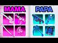 Rivals pero, mi MAMÁ escoge mis ARMAS! Roblox