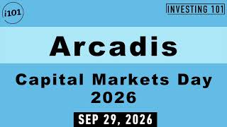 Arcadis NV Capital Markets Day 2026 | Sustainable Design & 2026-2028 Financial Targets |Sep 29, 2026