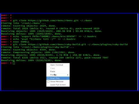 How To Install Ruby 2.4.2 with rbenv on OpenSUSE Leap 42.2