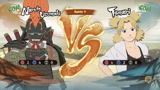 Naruto Shippuden: Ultimate Ninja Storm 4, Warrior Naruto Uzumaki VS Temari (Swimsuit)!