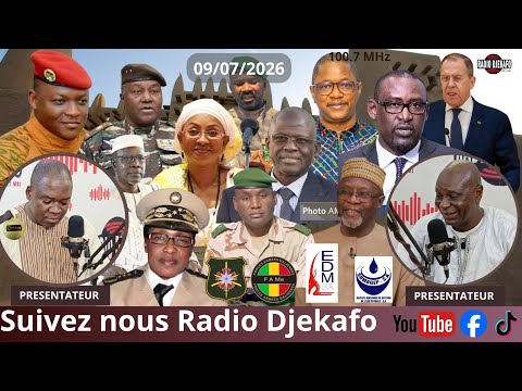 RADIO DJEKAFO 09 JUILLET BOUA DIABATÉ ET BOUBACAR CAMARA