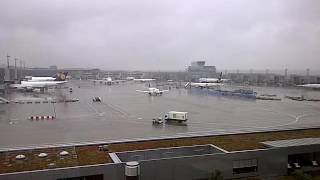 Aircraft blockage at Frankfurt Terminal A (Cul-De-Sac)   July 2014