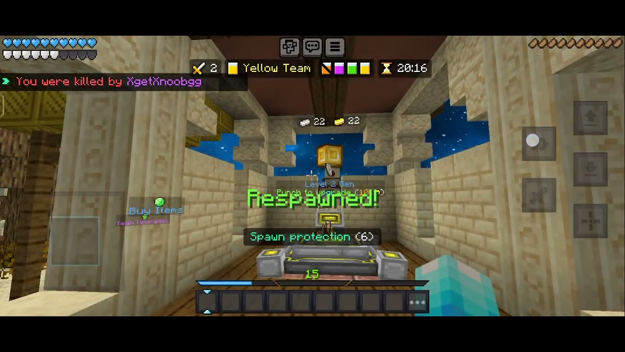 iam play bedwar in Minecraft hive - YouTube