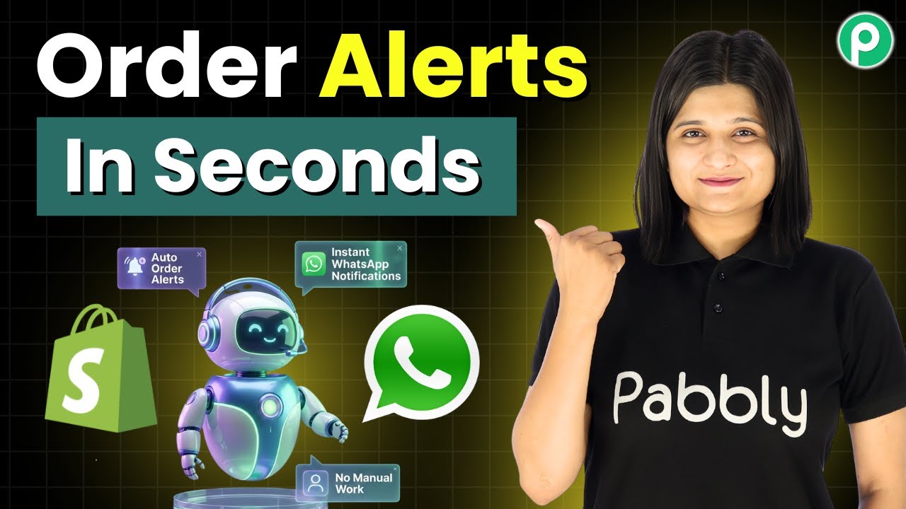 Shopify to WhatsApp — Automate Order Alerts with Pabbly Chatflow - YouTube