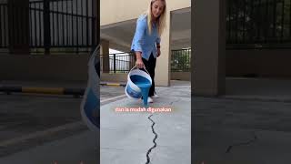 Make the floor shiny, epoxy colored sand brings a bright effect.#diy #bright #epoxy #smooth