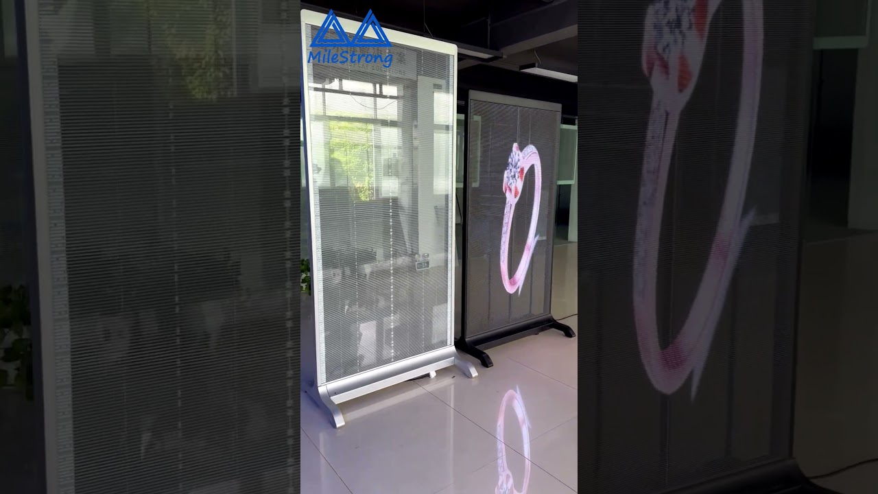 The LED Transparent Screen Has A Highly Innovative And Unique Visual Presentation