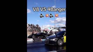 V8 Vs 4-Cylinder The Ultimate Drag Race Showdown