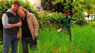 He Lost His Leg, So I Cleaned His Overgrown Garden For Free