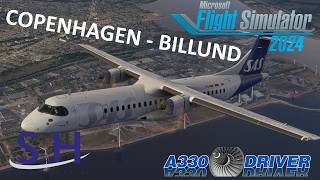 ATR 72-600 | Copenhagen - Billund LIVE on VATSIM | Real Airline Pilot