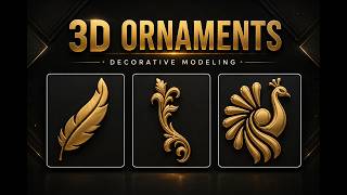 Creating Detailed 3D Ornaments in 3ds Max | Displace & Slice