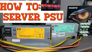 How to use Server Power Supply for Mining Rig:  Quick Setup guide