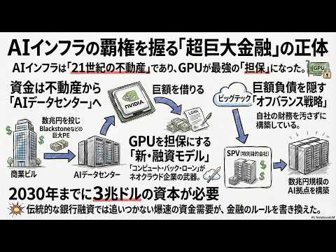 ④ハイパースケーラーのオフバランス：金融機関