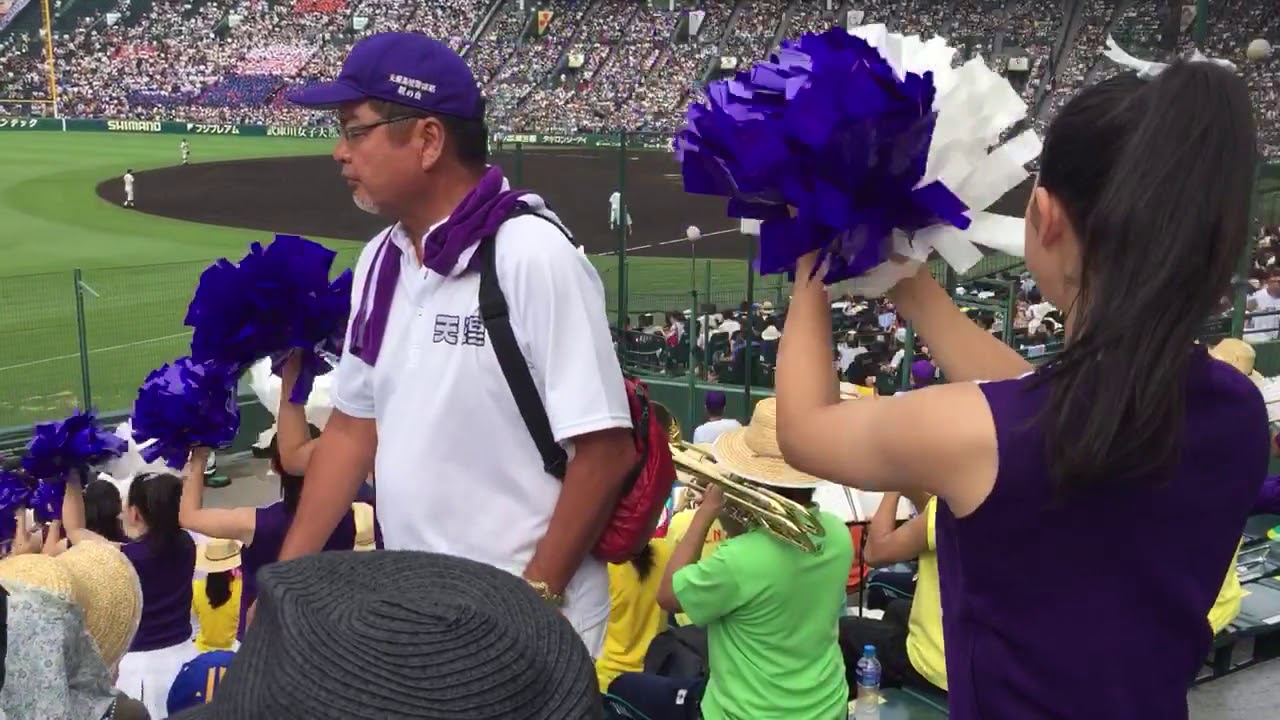 第99回2017夏 天理高校 応援歌メドレー甲子園 3塁アルプス