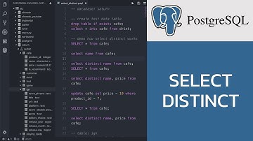 สอน PostgreSQL: การใช้ SELECT DISTINCT