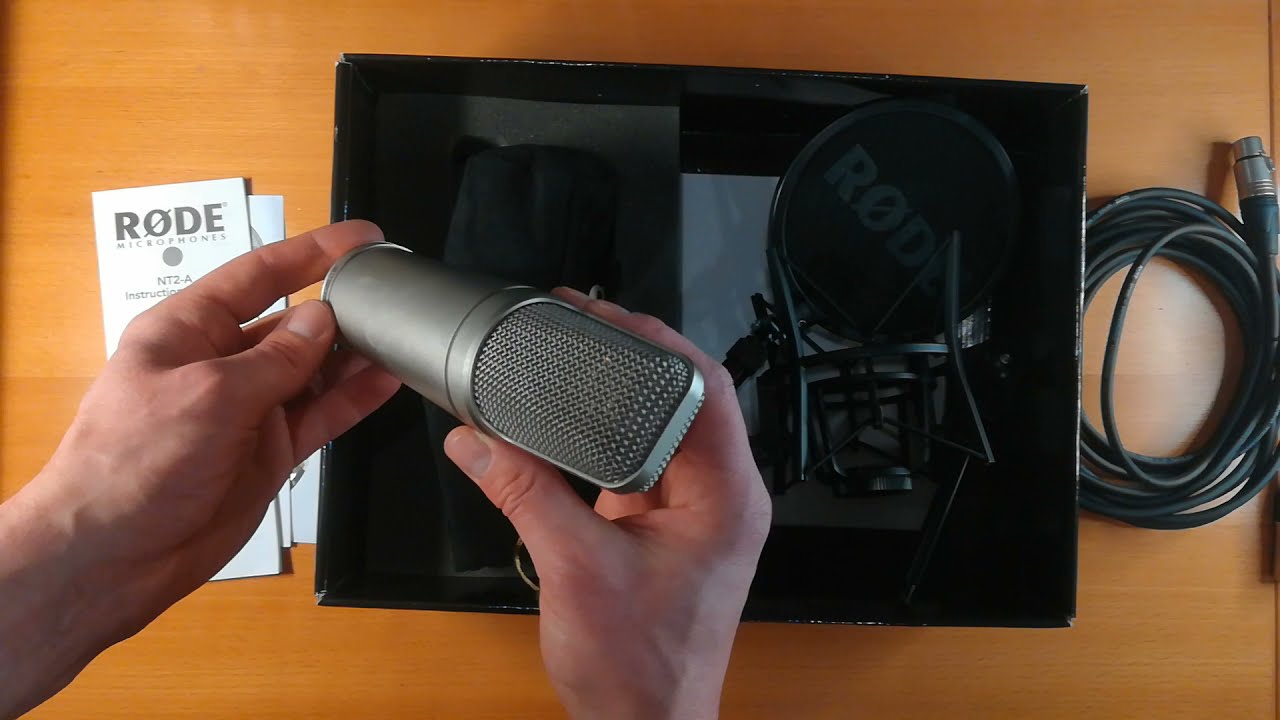 RODE NT2-A Condenser Microphone - UNBOXING - YouTube