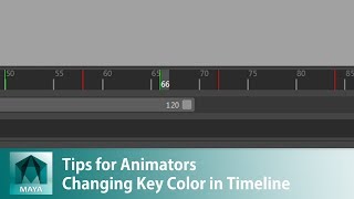 Tips for Animators: Changing Key Color in Timeline