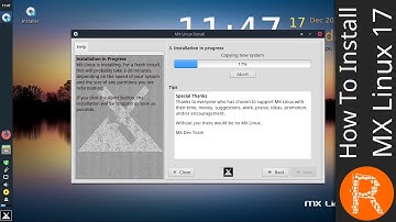 How to install MX Linux 17