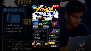Python Inheritance in  Telugu | Single, Multiple & Multilevel Inheritance | Python Series Day 18