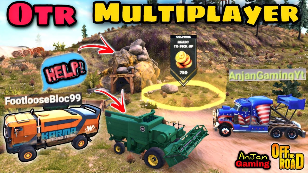 Helping To Construct OTR Goldmine, Harvaster 😍🔥|| Off The Road Online Multiplayer 💥