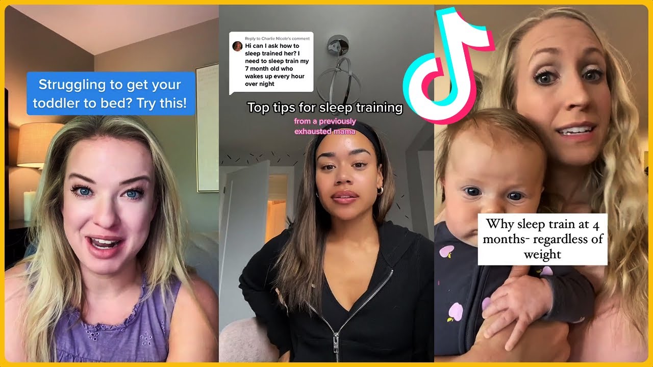 BEST Tiktok SLEEP TRAINING TIPS that WORK! 🧒💤 
