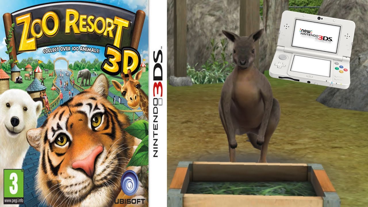 Zoo Resort 3D Gameplay Nintendo 3DS