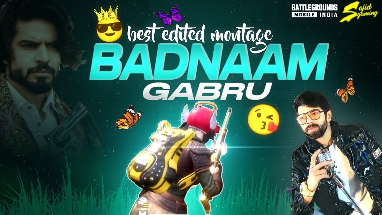 Badnam Gabru | PUBG Best Edited Montage | Sajid Gaming - YouTube