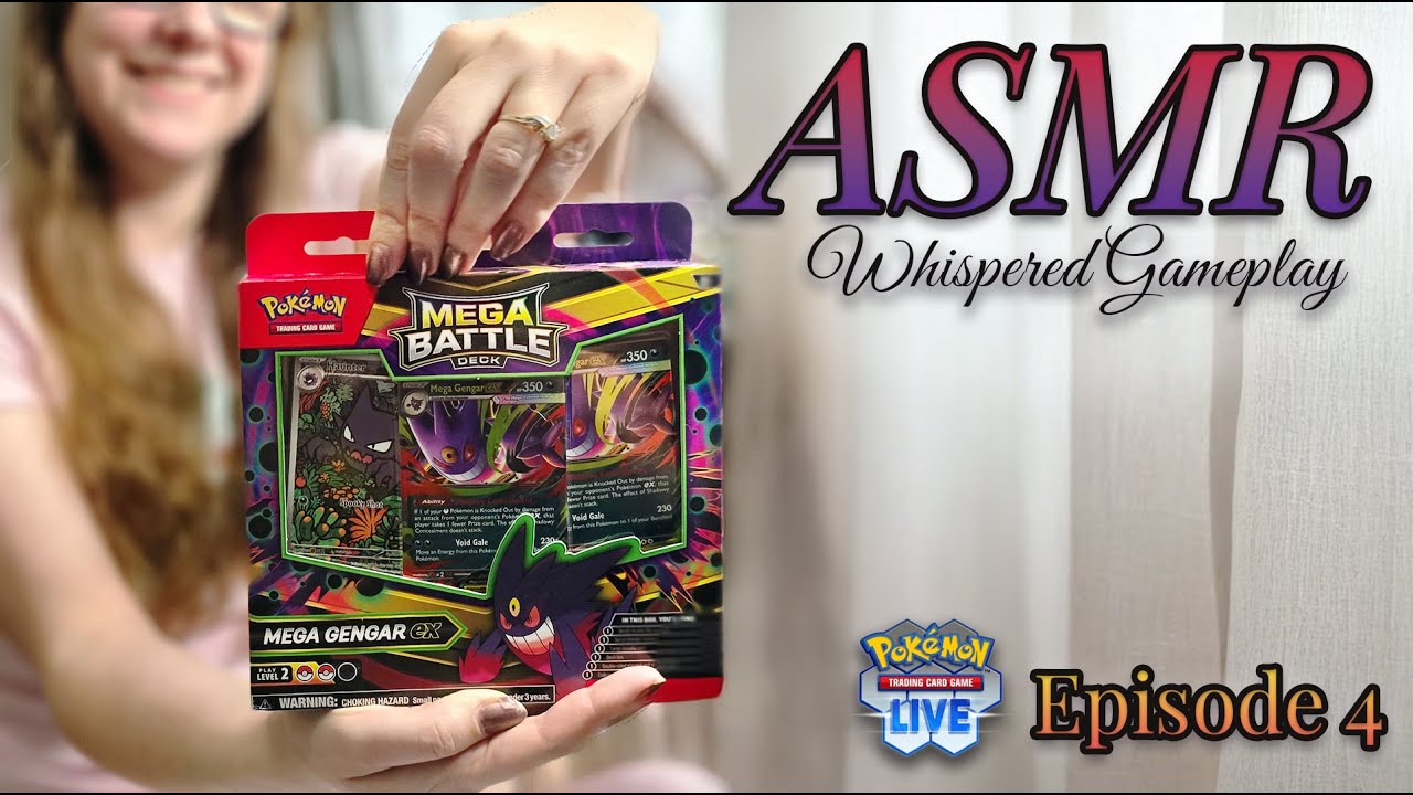 [ASMR] Mega Gengar Deck 🎮 Whispered Gameplay Ep 4 Pokemon TCG Live