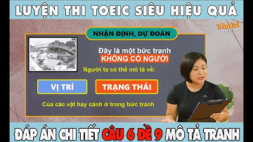 V1.72🔴 Luyện thi toeic mỗi ngày - Toeic listening test 9 - part 1 - Thaki toeic 900 - Đáp án câu 6