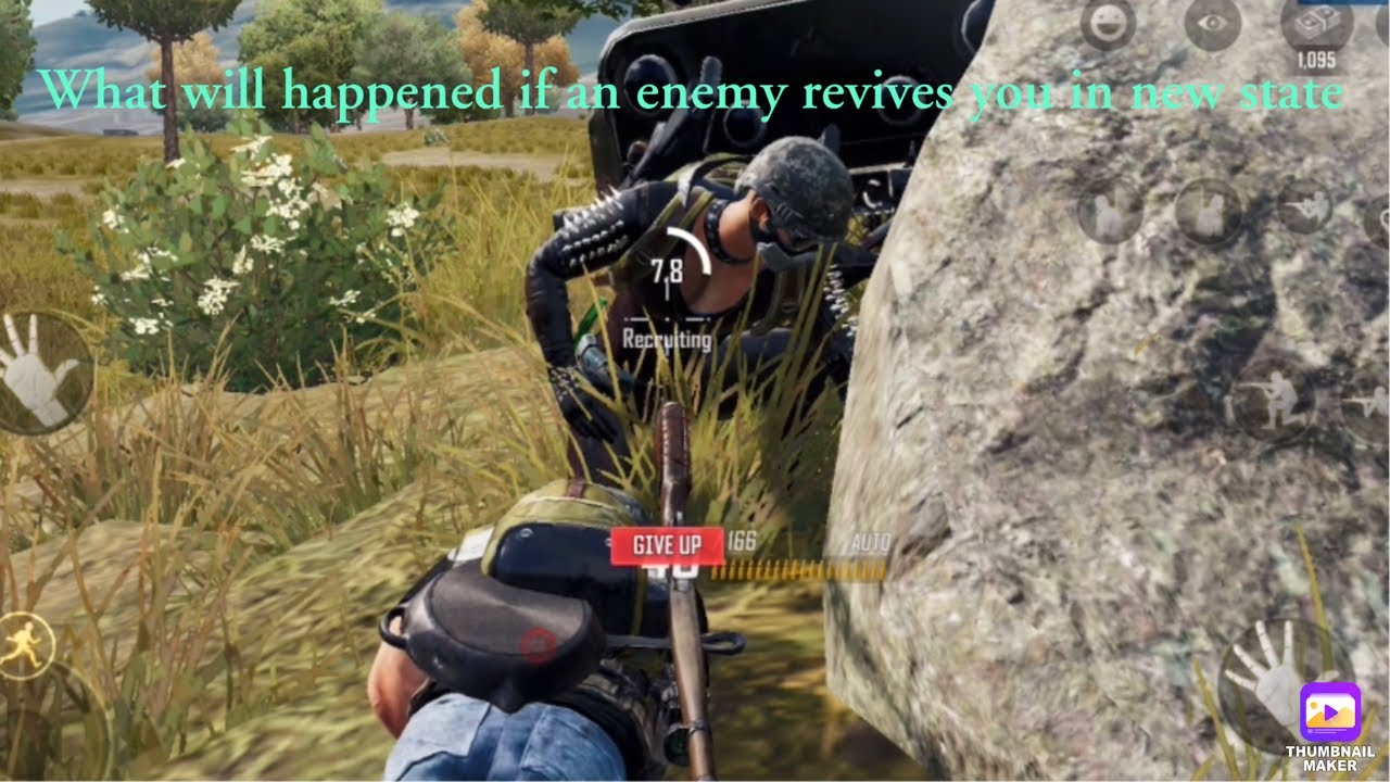What will happened if an enemy revives you in pubg new state