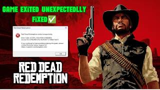 RDR1 Game Exited Unexpectedly Fix (2026 100% Working Fix)