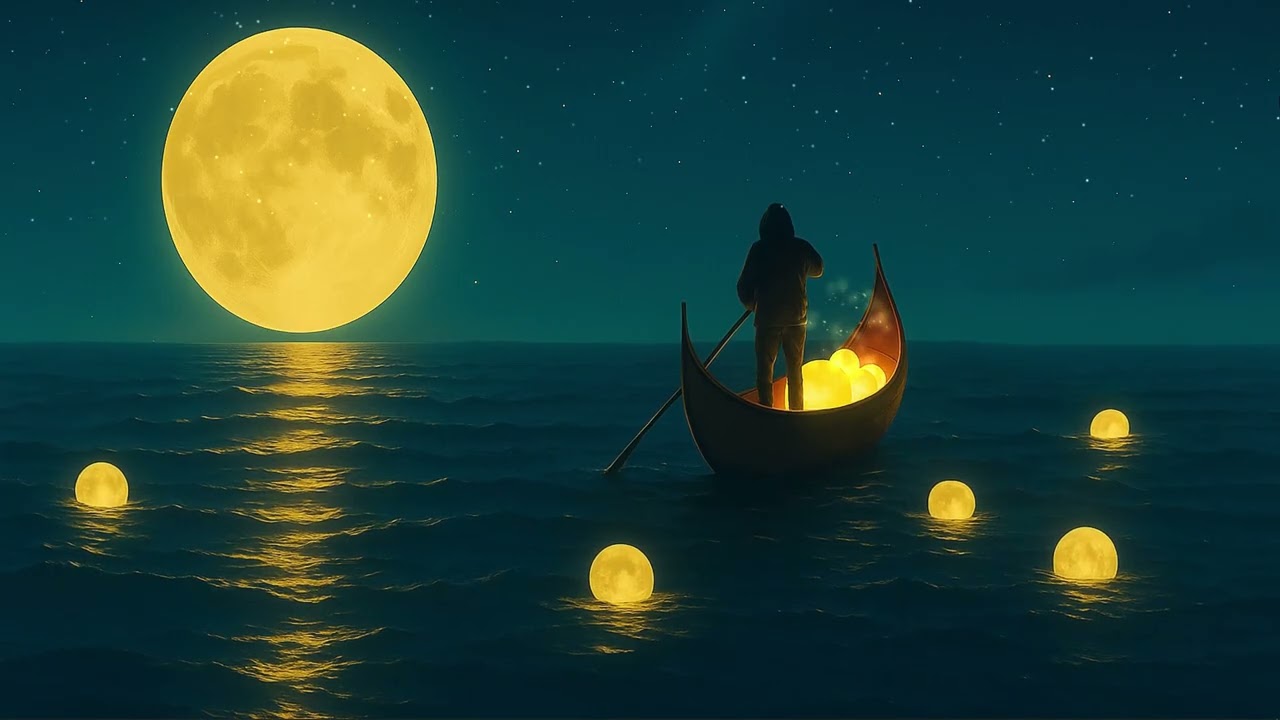 Relaxing Piano Music Under the Moon 🌙 Deep Sleep & Healing Night Music (Moon Over Water)