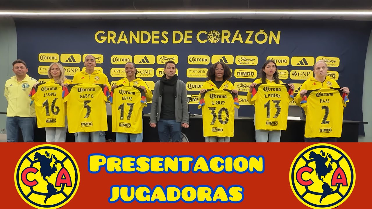 Presentación oficial de las nuevas jugadoras del América Femenil | Geyse Ferreira, Isa Haas y más 🦅