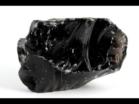 長野県和田峠産 黒曜石 原石 112g / Japanese Obsidian - YouTube