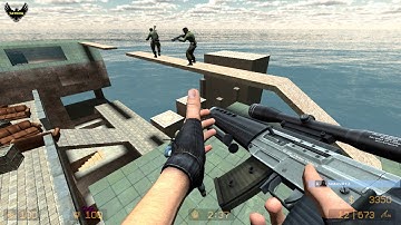 ZOMBIE ESCAPE MOD ON COUNTER-STRIKE: SOURCE, MAP: ZM_ocean_mountain, CSS
