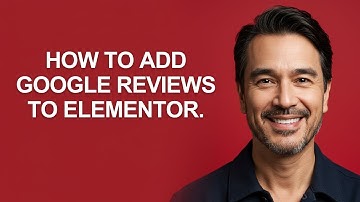 How to Add Google Reviews to Elementor. - KevinHowTo
