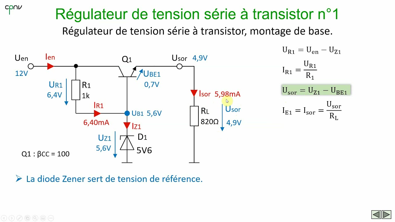ELAN - Régulateurs de tension (partie 1 - configuration série de base)