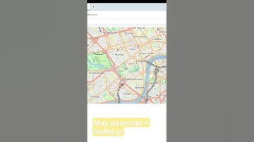 map with JavaScript + leaflet.js