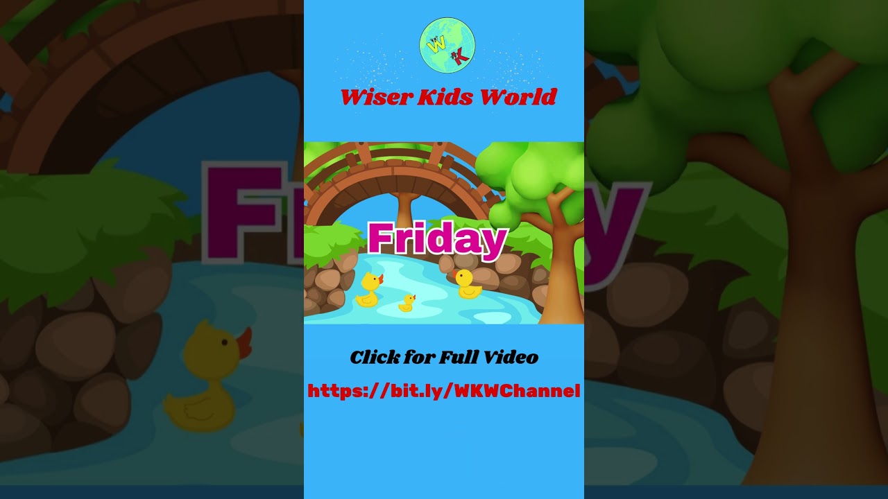 Are You Ready to Learn Days of the Week Song?