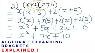 Algebra | Expanding and Simplifying Brackets | Maths