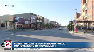 Midland accepting requests for new water, sewer and street projects