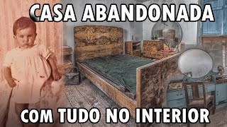 CASA ABANDONADA ONDE TUDO FICOU ESQUECIDO APÓS A MORTE DA SENHORA GAIOLAS - URBEX