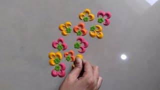 आसान डेली जल्दबनाओ रंगोली Very Easy Quick Latest Rangoli Design For Everyday By Bucketful Creation