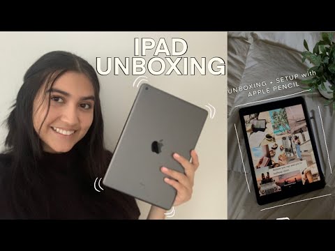 UNBOXING MY NEW IPAD + APPLE PENCIL | set up + accessories