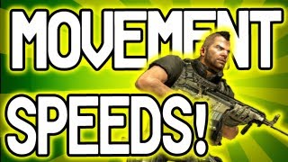 MW3 Tips & Tricks: Movement Speeds (Run Speeds w/ Guns) - (Modern Warfare 3)